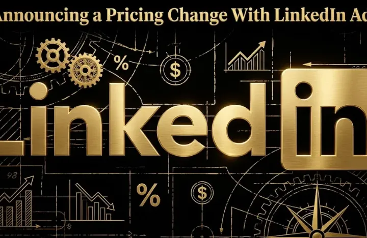 How to Announce a Pricing Change With LinkedIn Ads