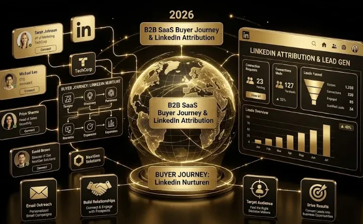 B2B SaaS Buyer Journey Mapping with LinkedIn Attribution: 88 Touchpoints, 4 Channels, 10 Stakeholders, 281 Days (2026)