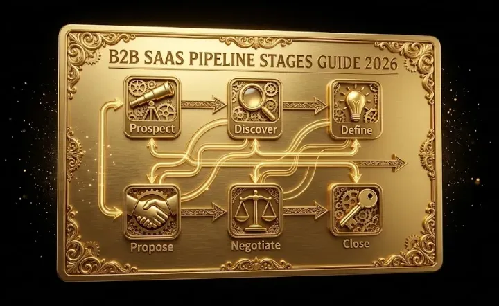 B2B SaaS Pipeline Stages Defined: Lead, MQL, SQL, Opportunity, Closed-Won (2026 Benchmarks)