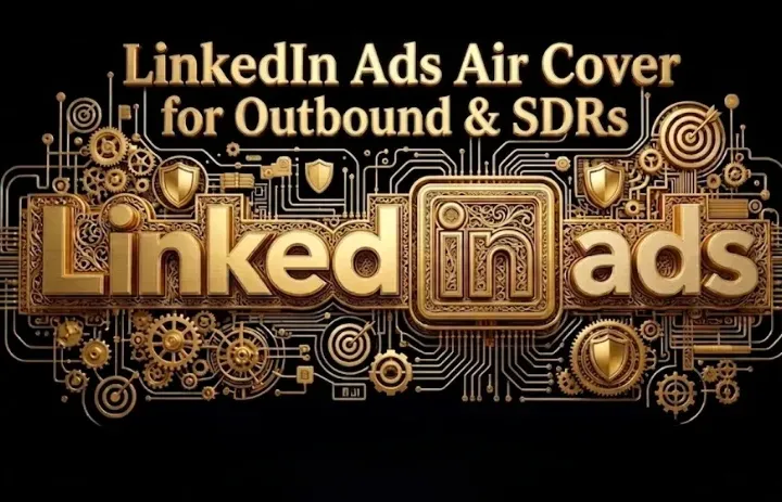 LinkedIn Ads Air Cover for Outbound: Warming Accounts Before the SDR Calls