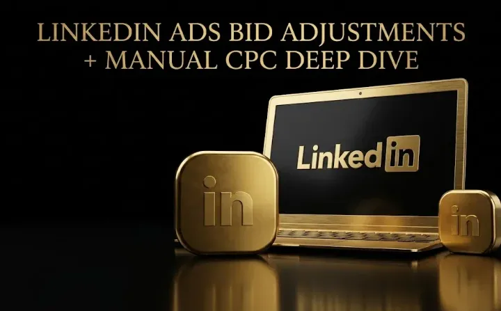 LinkedIn Manual CPC + Bid Adjustments: When Manual Beats Automated Bidding (2026)