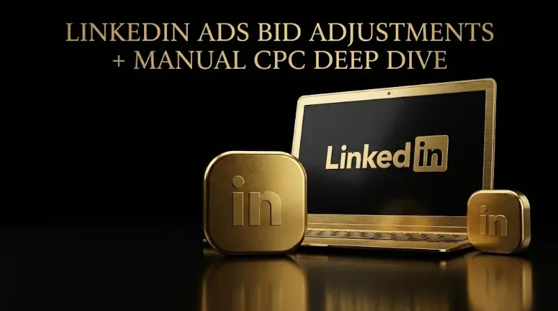 LinkedIn Manual CPC + Bid Adjustments: When Manual Beats Automated Bidding (2026)