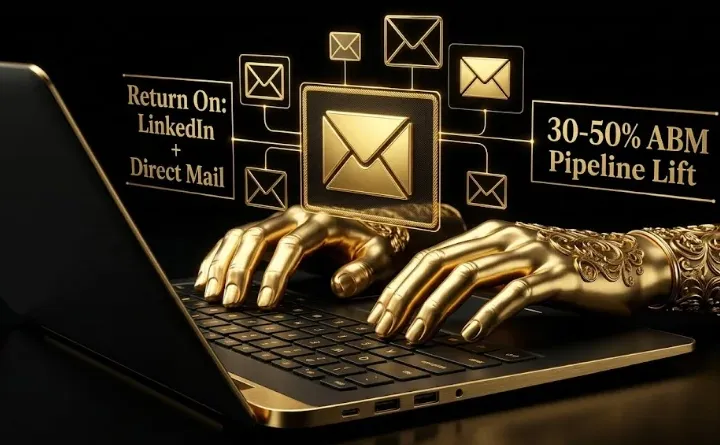 LinkedIn + Direct Mail: The 30-50% Pipeline Lift on ABM Target Accounts (2026)
