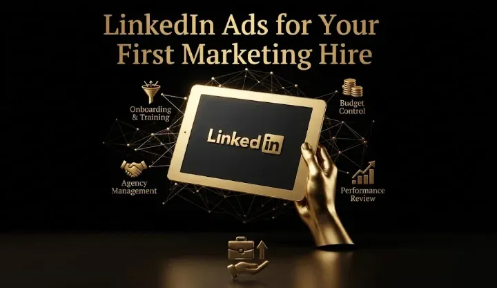 LinkedIn Ads for Your First Marketing Hire