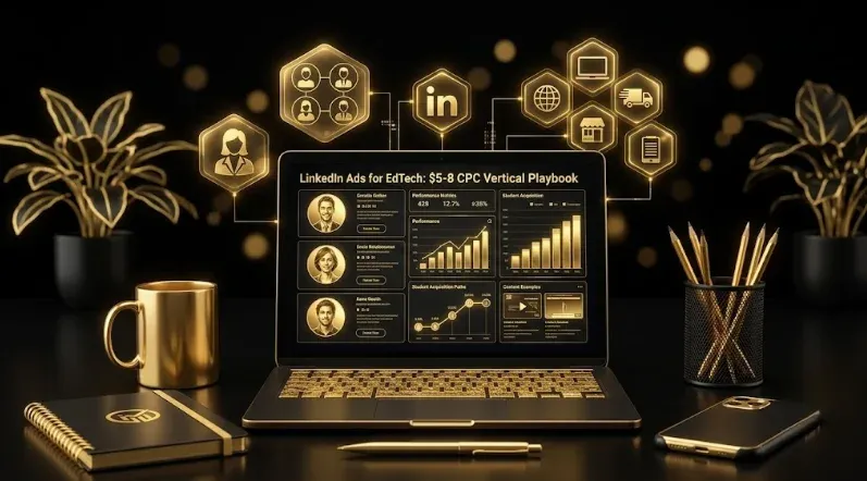 LinkedIn Ads for EdTech: The $5-8 CPC Vertical Playbook for K-12 and Higher Ed (2026)