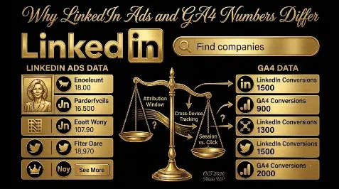 Why LinkedIn Ads and Google Analytics Numbers Never Match