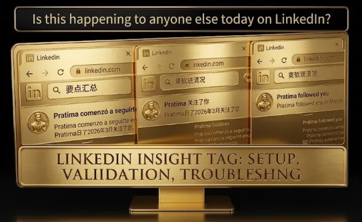 LinkedIn Insight Tag Deep Dive: Setup, Validation, and 12 Common Implementation Issues (2026)