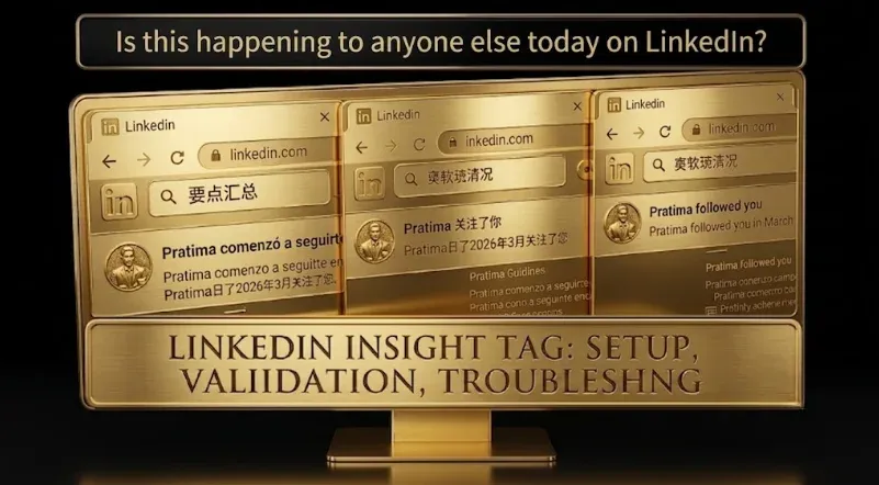 LinkedIn Insight Tag Deep Dive: Setup, Validation, and 12 Common Implementation Issues (2026)