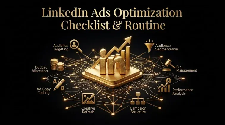 LinkedIn Ads Optimization Checklist & Routine for B2B SaaS (Daily, Weekly, Monthly)