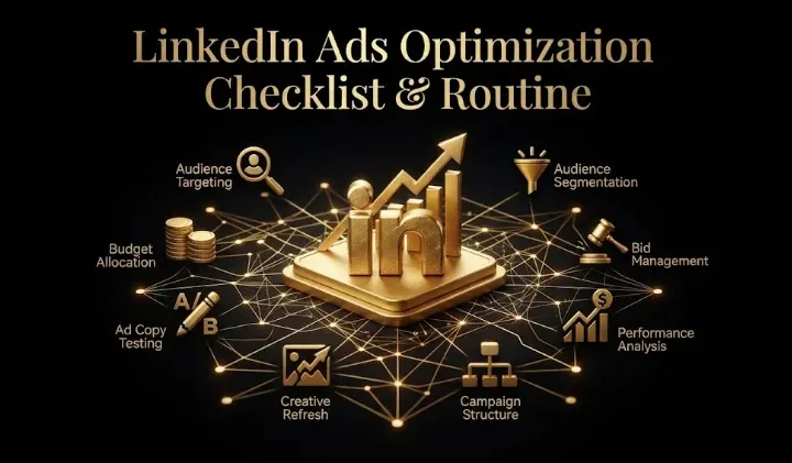 LinkedIn Ads Optimization Checklist & Routine for B2B SaaS (Daily, Weekly, Monthly)