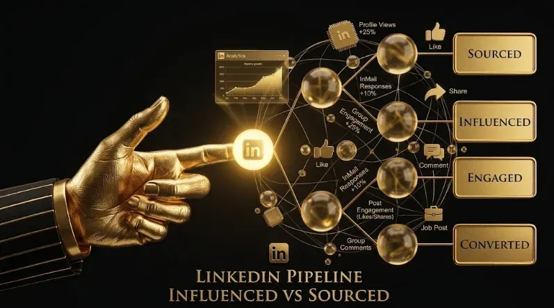 LinkedIn Pipeline Influenced vs Sourced: Why You're Missing 70-80% of Marketing's Contribution (2026)
