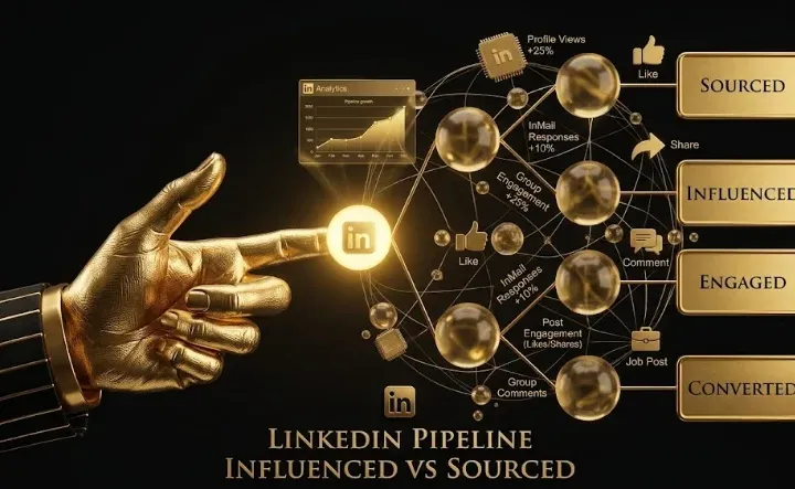 LinkedIn Pipeline Influenced vs Sourced: Why You're Missing 70-80% of Marketing's Contribution (2026)