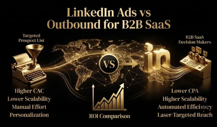 LinkedIn Ads vs Cold Outbound for B2B SaaS