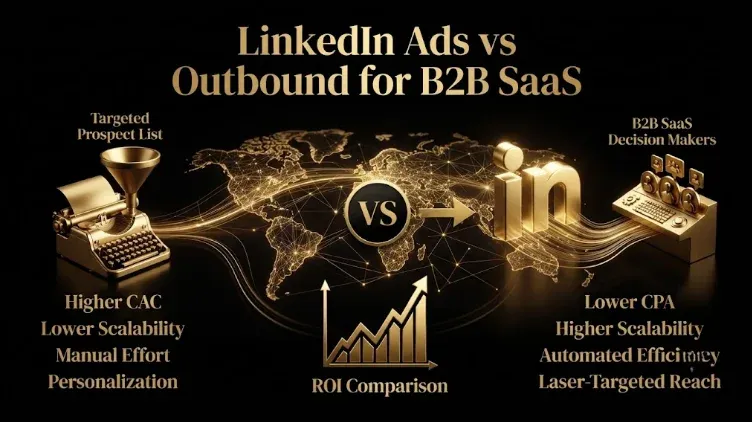 LinkedIn Ads vs Cold Outbound for B2B SaaS