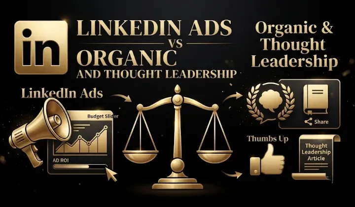 LinkedIn Ads vs Organic & Thought Leadership for B2B SaaS