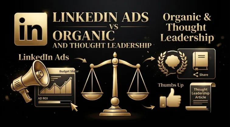 LinkedIn Ads vs Organic & Thought Leadership for B2B SaaS