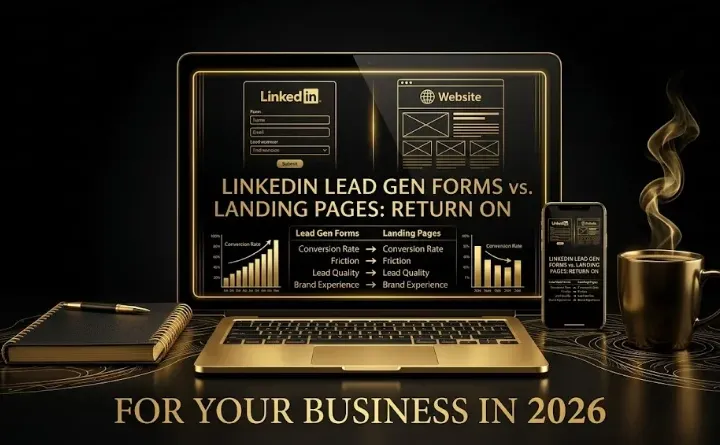 LinkedIn Lead Gen Forms vs Landing Pages: Conversion Rate vs SQL Rate Decision Framework (2026)