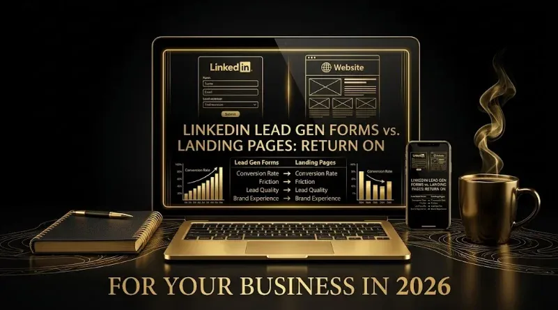 LinkedIn Lead Gen Forms vs Landing Pages: Conversion Rate vs SQL Rate Decision Framework (2026)