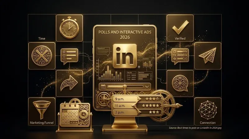 LinkedIn Polls and Interactive Ad Formats: The 2026 Engagement Playbook (8.9% Engagement Rate)