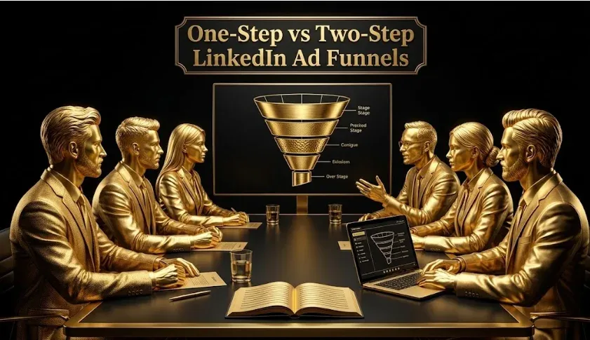 One-Step vs Two-Step LinkedIn Ad Funnels: Which Converts Better?