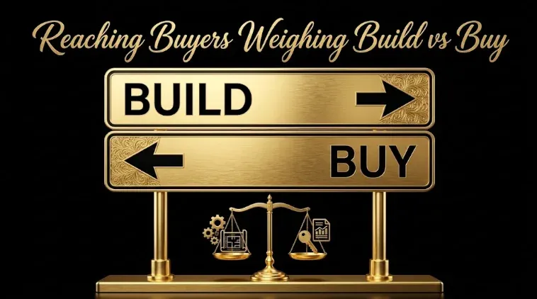 How to Reach Buyers Weighing Build vs Buy