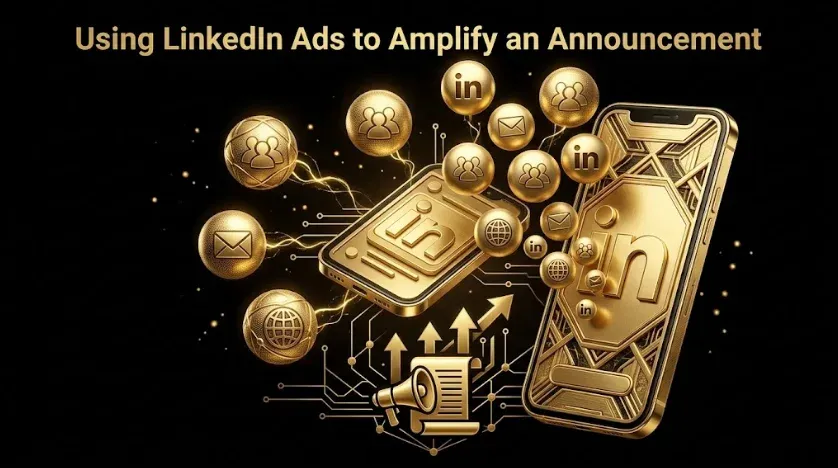 How to Use LinkedIn Ads to Amplify a Company Announcement
