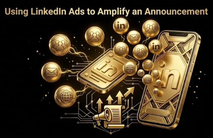 How to Use LinkedIn Ads to Amplify a Company Announcement