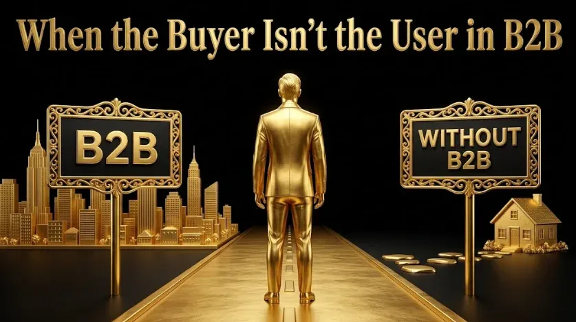 What to Do When the Buyer Isn't the User in B2B