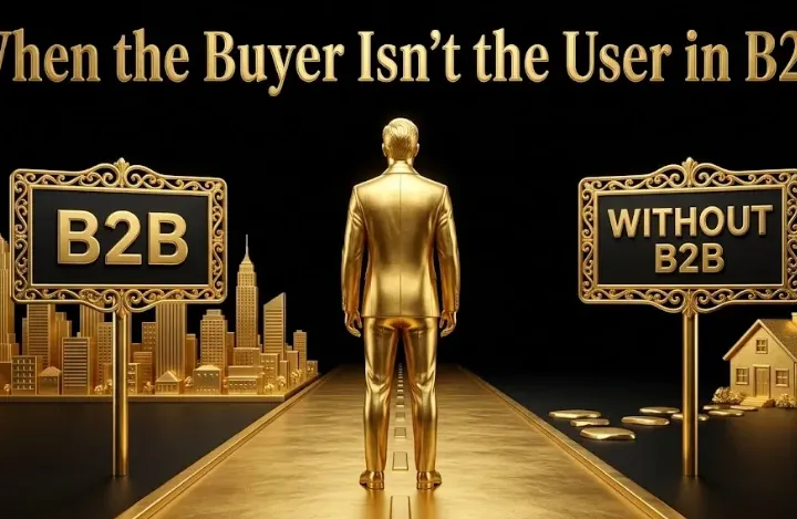 What to Do When the Buyer Isn't the User in B2B